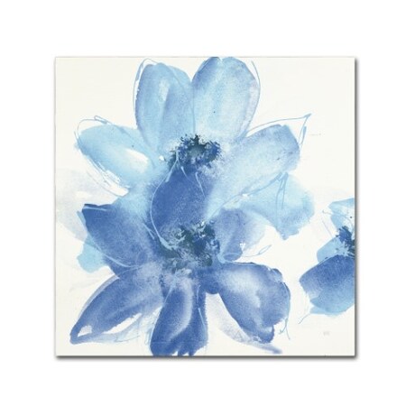 Trademark Fine Art Chris Paschke 'Cobalt Clematis I' Canvas Art, 24x24 WAP01835-C2424GG
